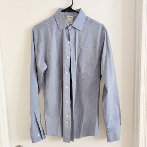 Brooks Brothers Blue Patterned Button-Down Shirt